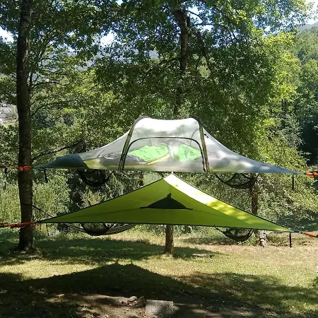 Luxussátor Tente Suspendue Sous Les Etoiles Vue Nature Experience Unique Massat